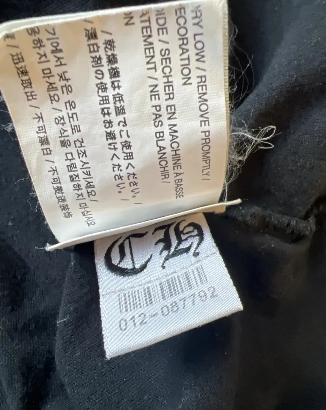 Chrome Hearts Triple Cross Horseshoe T-Shirt Black