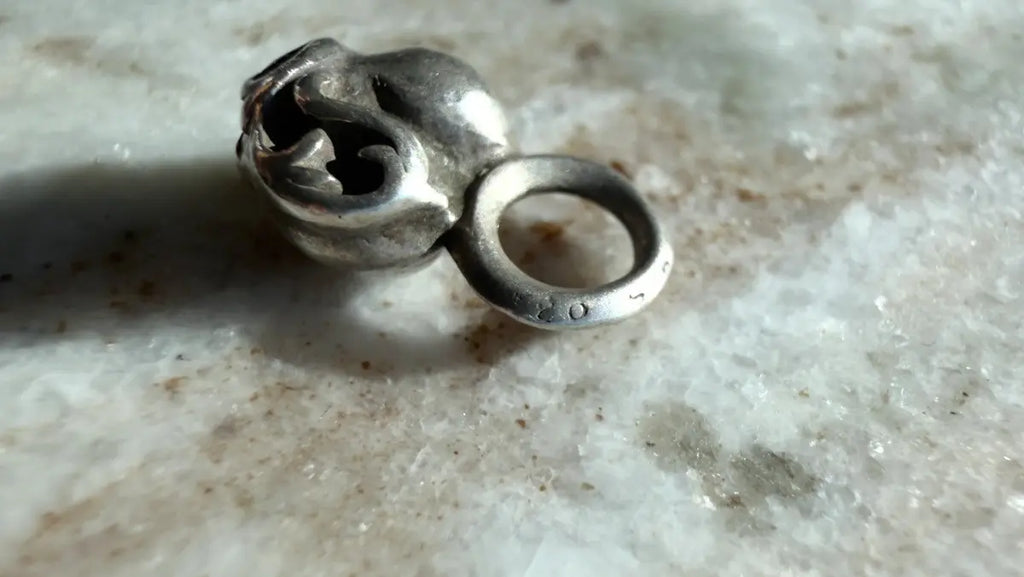 Chrome Hearts Sterling Silver Stack Heart Charm Chrome Hearts