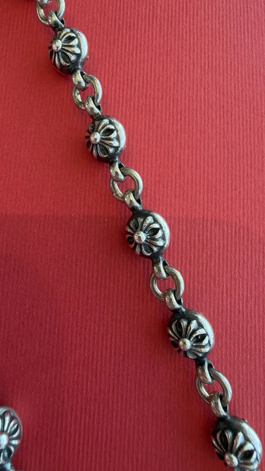 Chrome Hearts Cross Ball Chain 34 Inches Chrome Hearts
