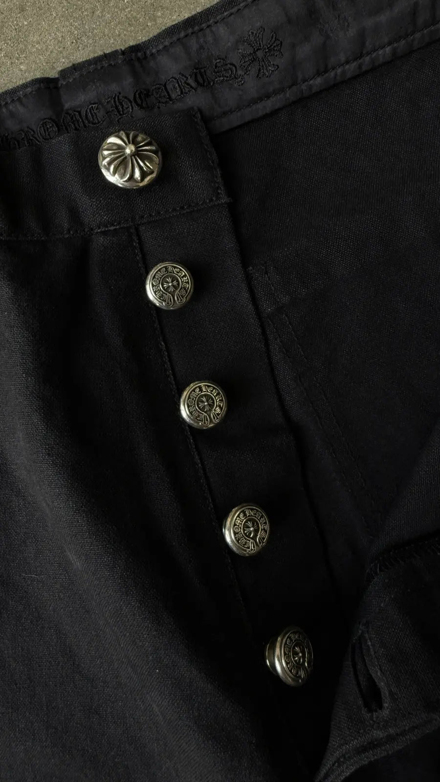 Chrome Hearts Flooded Back Patches Carpenter Shorts
