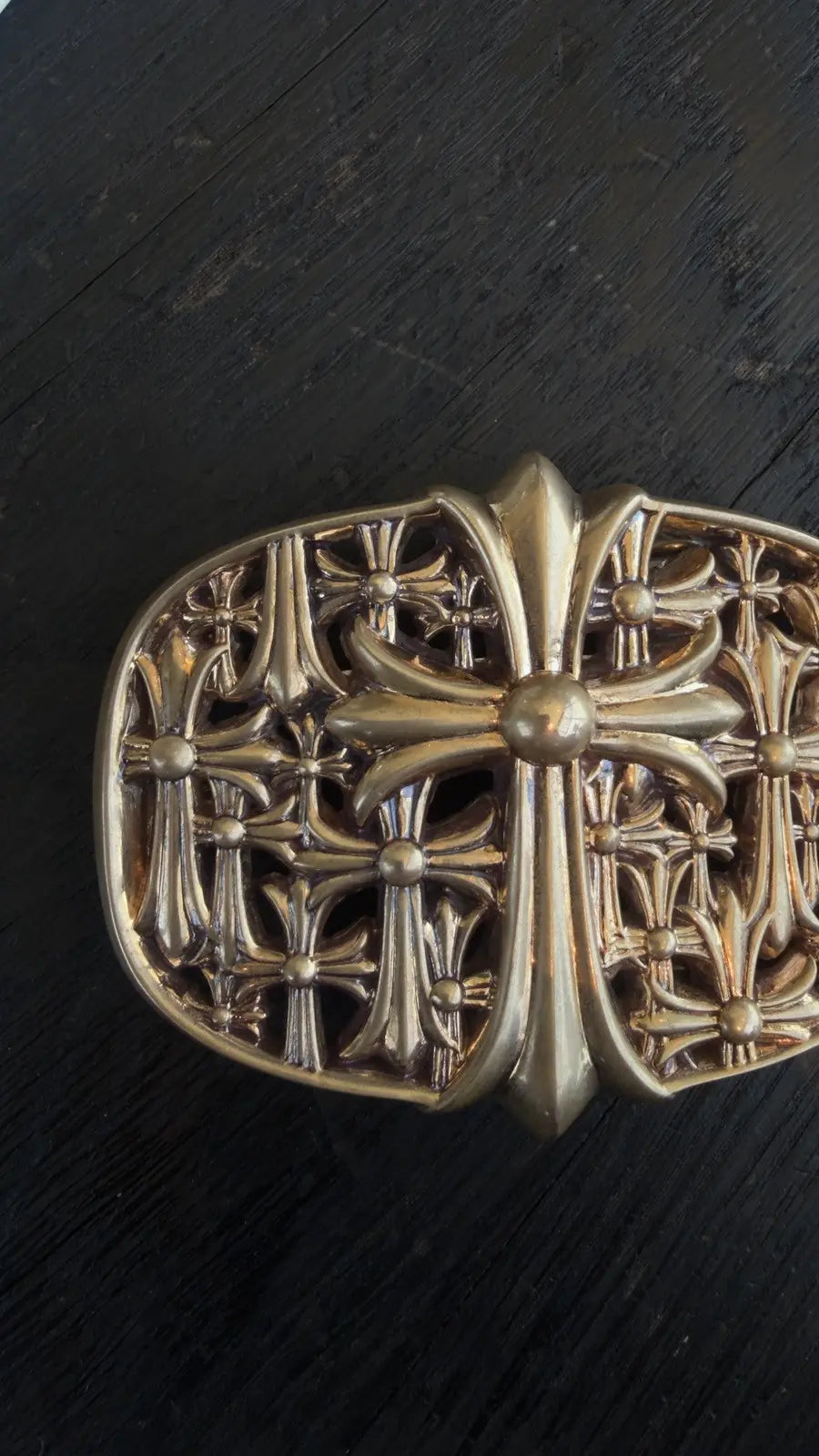 Chrome Hearts Cemetery Cross Belt Buckle Chrome Hearts