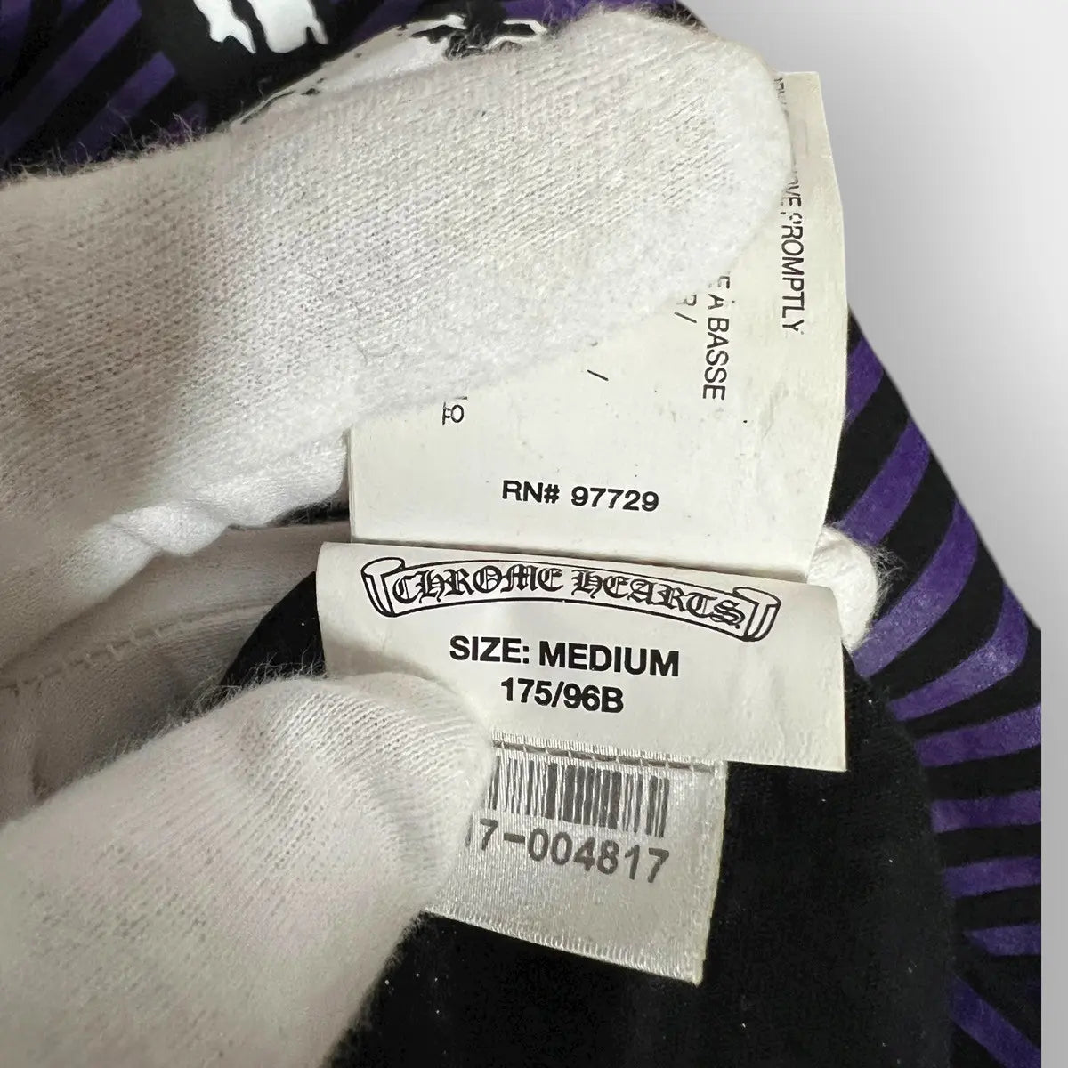 2010s Chrome Hearts Foti Dog Blue Cross Logo Tee