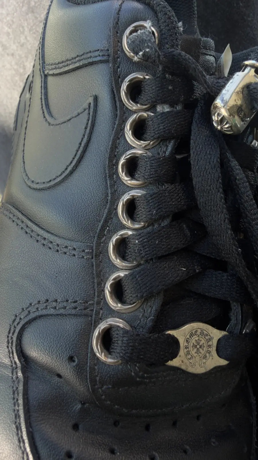 Chrome Hearts Air Force 1 Low Black Chrome Hearts