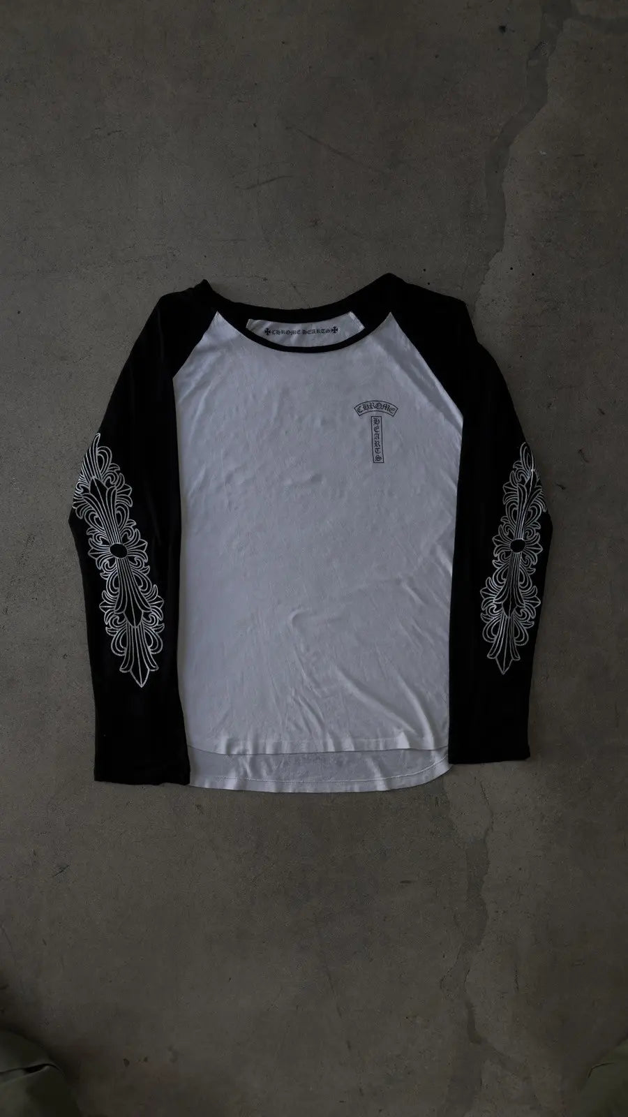Chrome Hearts Black & White Linen Shirt