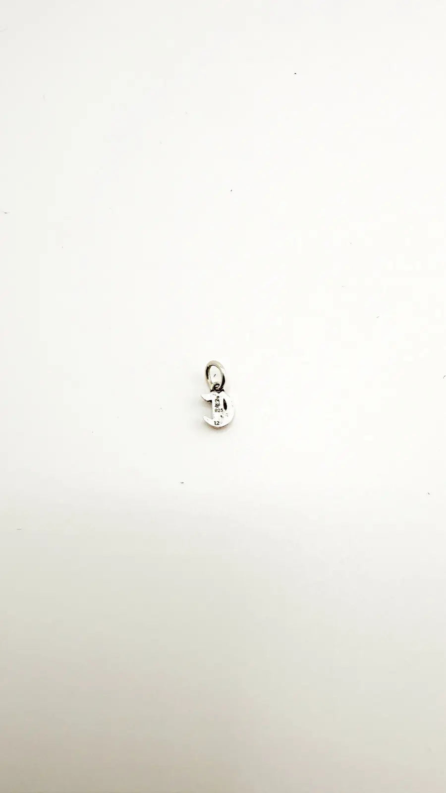 Chrome Hearts Sterling Silver Stack Alphabet Letter T Chrome Hearts