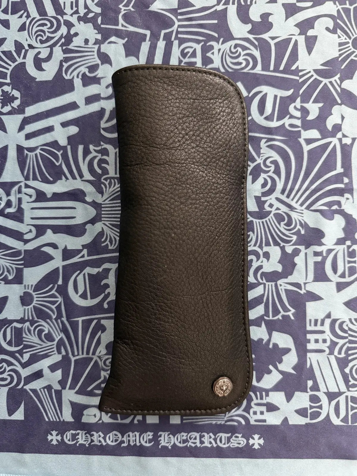 Chrome Hearts Sunglasses Case + Cloth