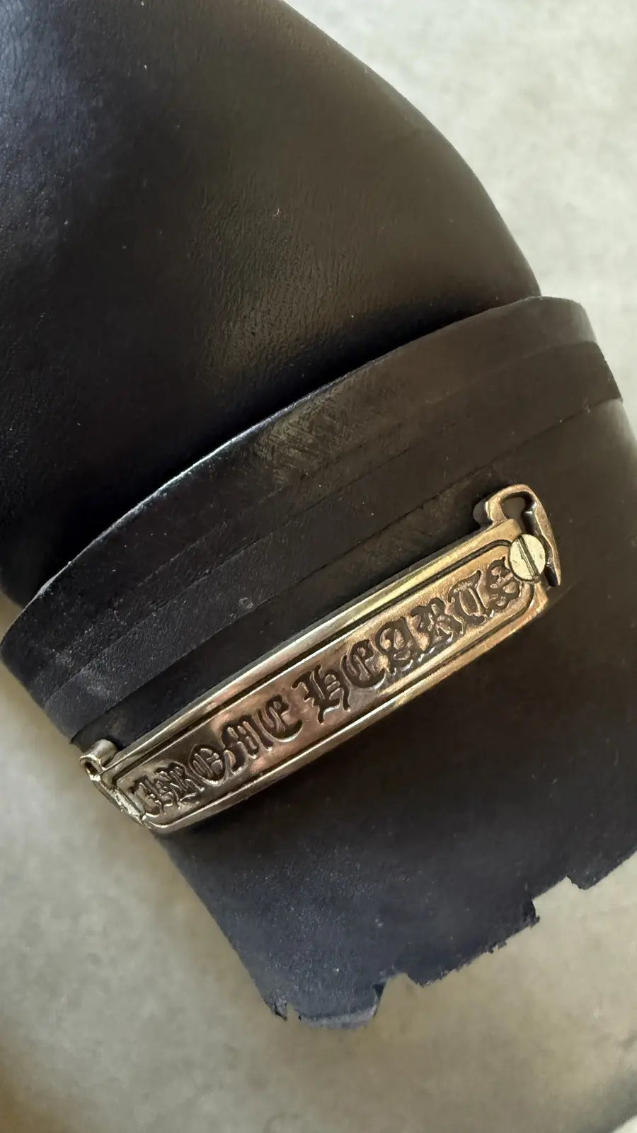 Chrome Hearts x Wesco Boss Leather Engineer Boots