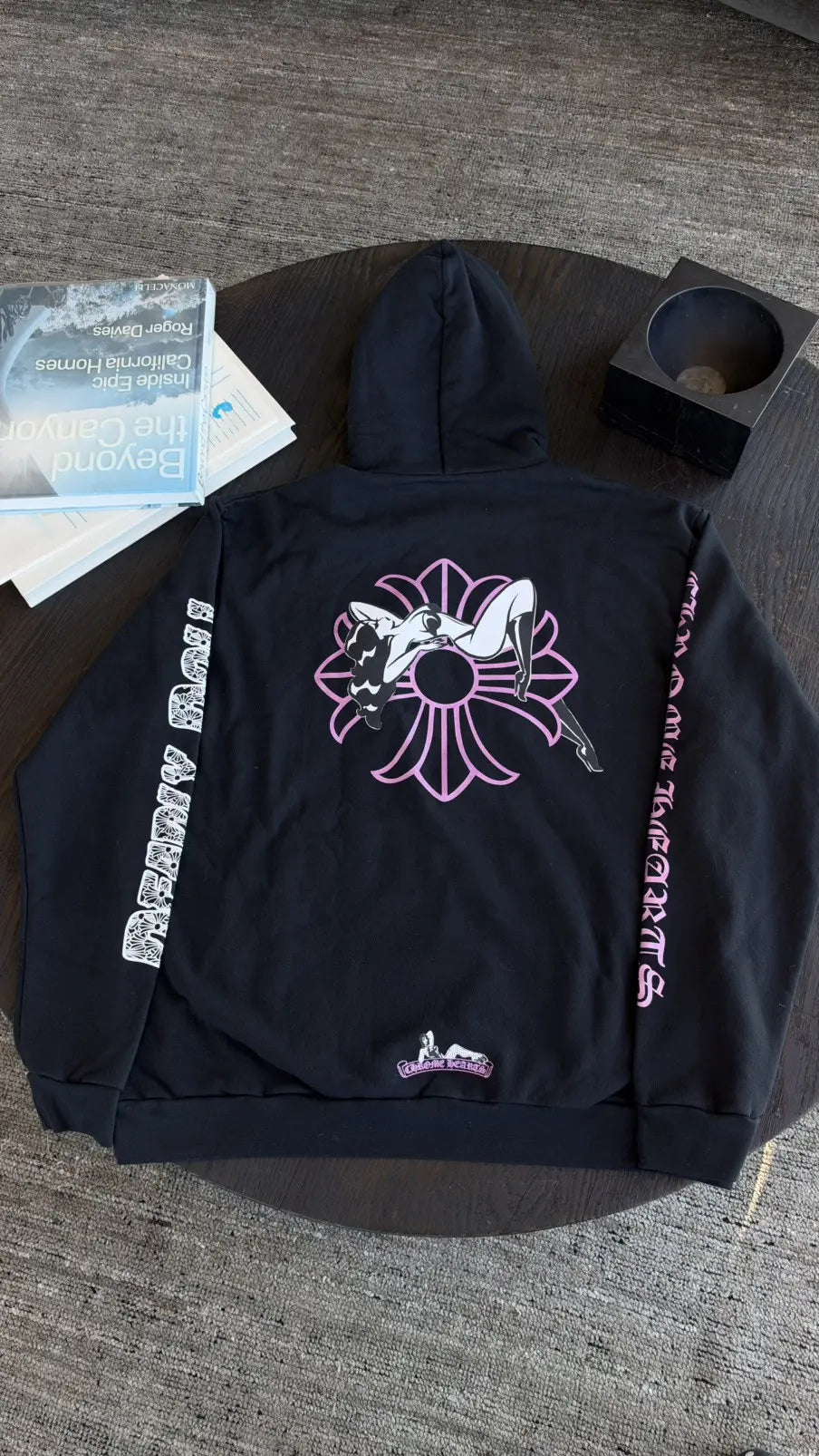 Chrome Hearts × Deadly Doll Black Hoodie Size XL Chrome Hearts