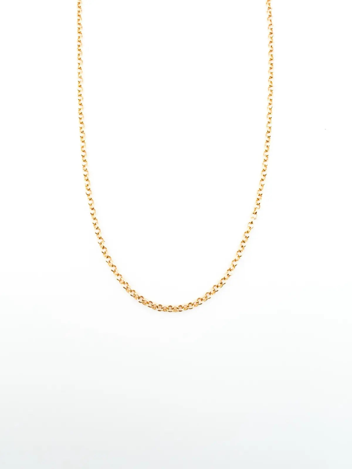 Chrome Hearts 22k Gold Roll Chain Neckalce