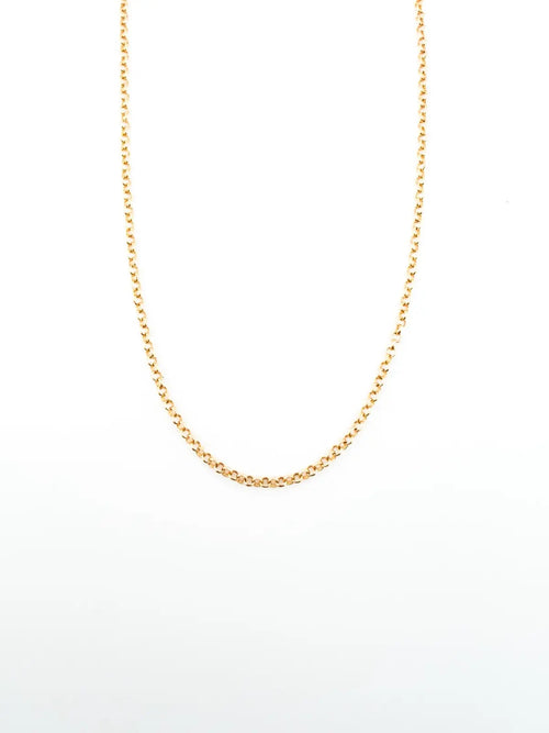Chrome Hearts 22k Gold Roll Chain Neckalce Chrome Hearts