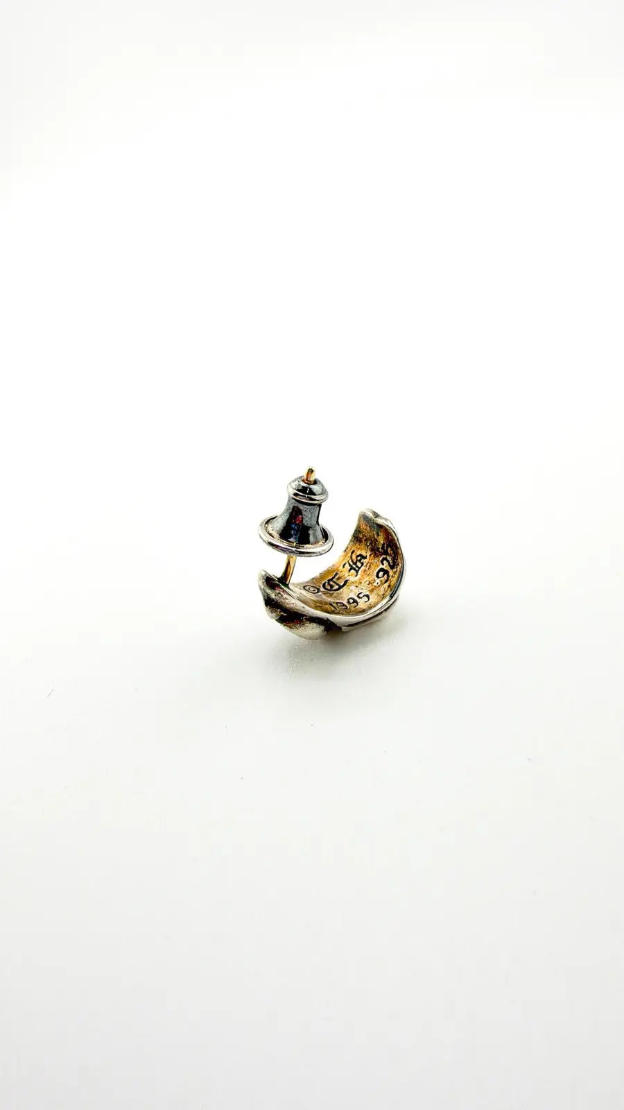 Chrome Hearts Carved Teardrop Earring Chrome Hearts