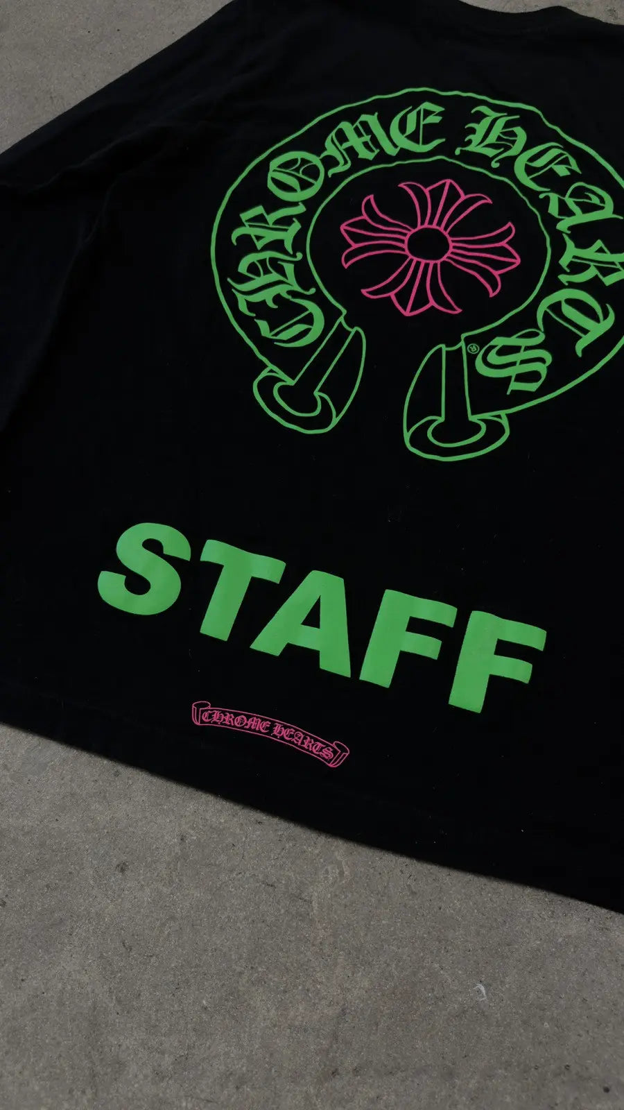 Chrome Hearts Staff Horseshoe Long Sleeve Tee