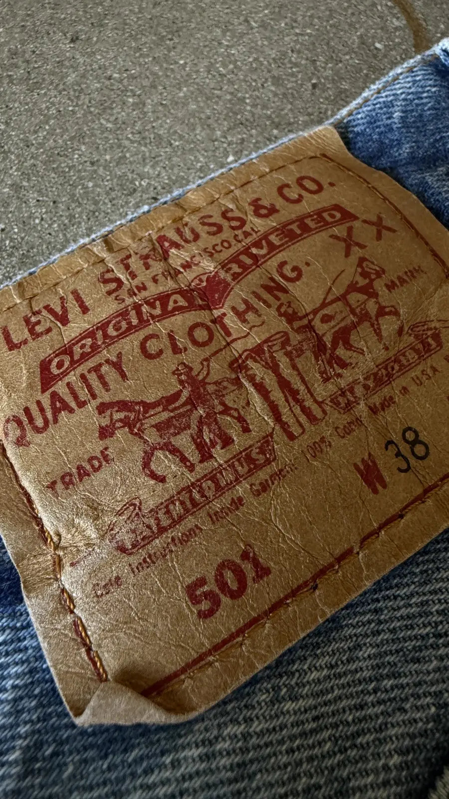 Chrome Hearts Levis 501 Black Cross Patch Jeans