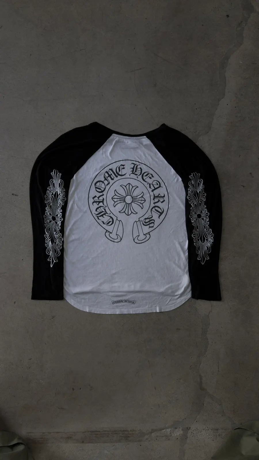 Chrome Hearts Black & White Linen Shirt