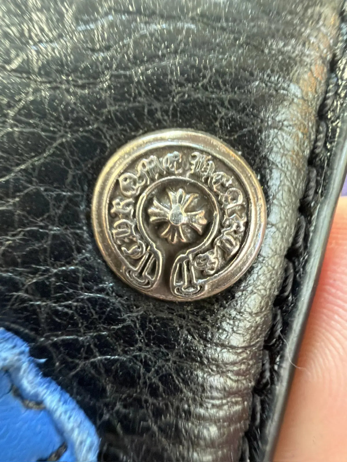 Chrome Hearts Multi Color Cross Patch Belt Strap