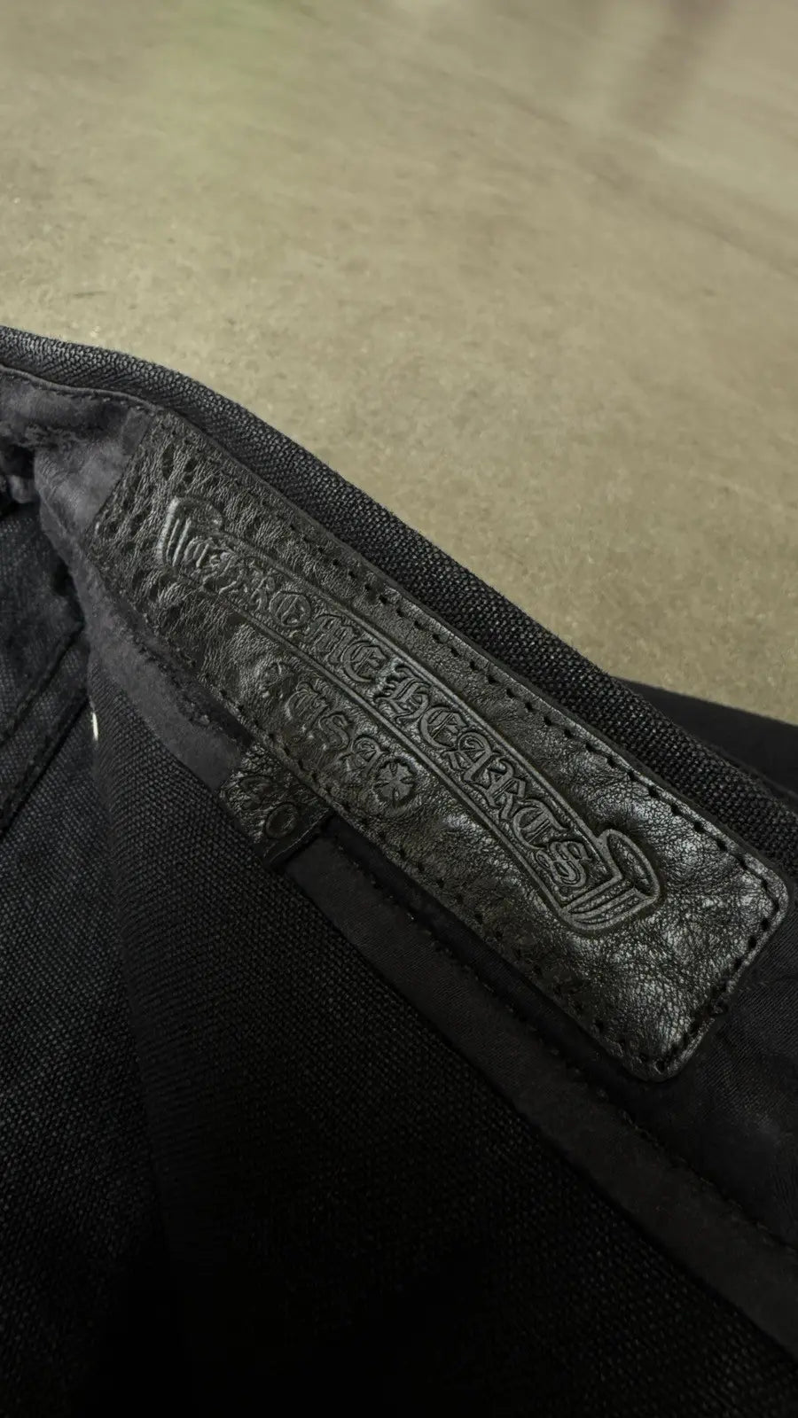 Chrome Hearts Flooded Back Patches Carpenter Pants