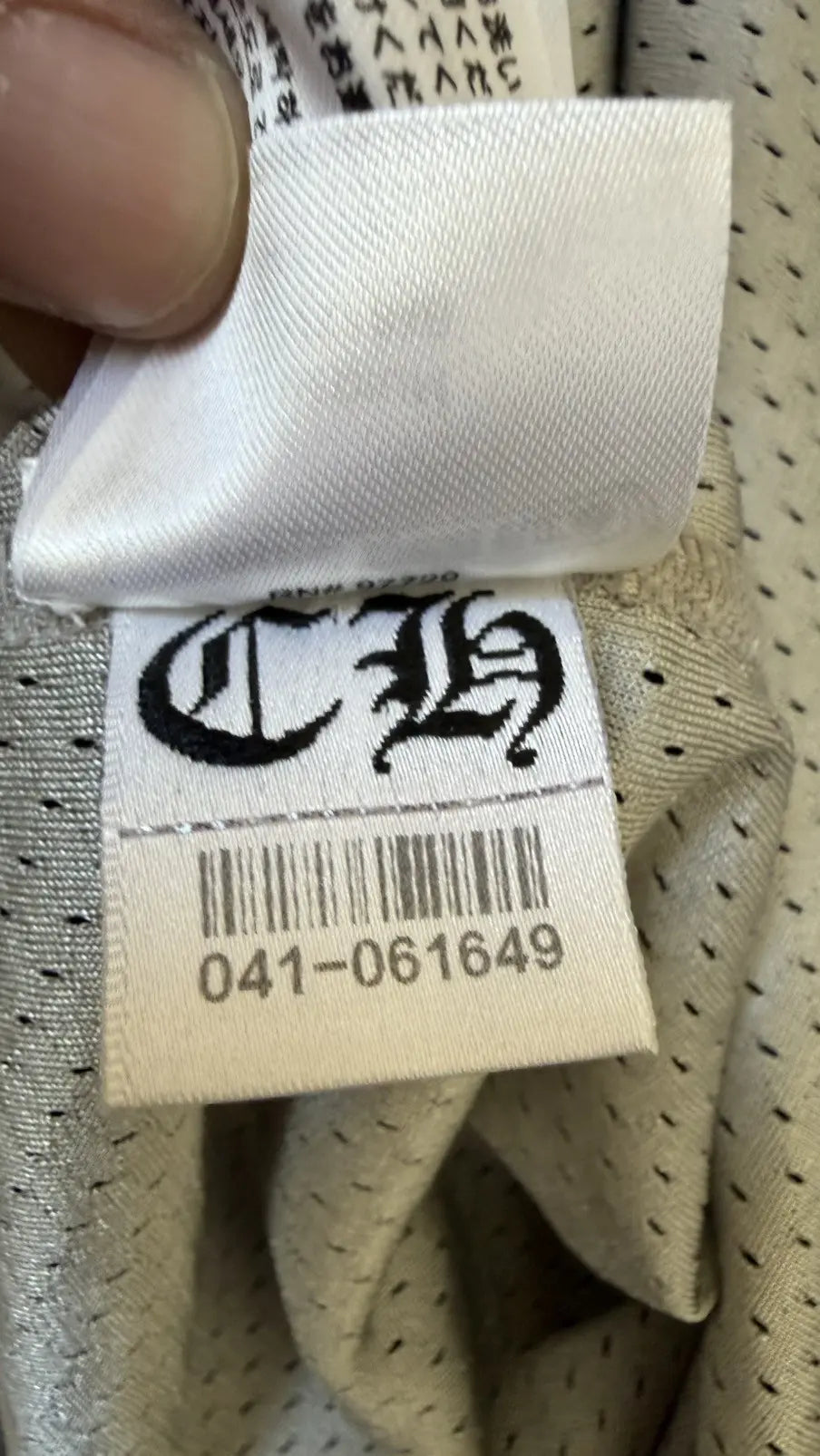Chrome Hearts Reversible Basketball Jersey Black/Grey