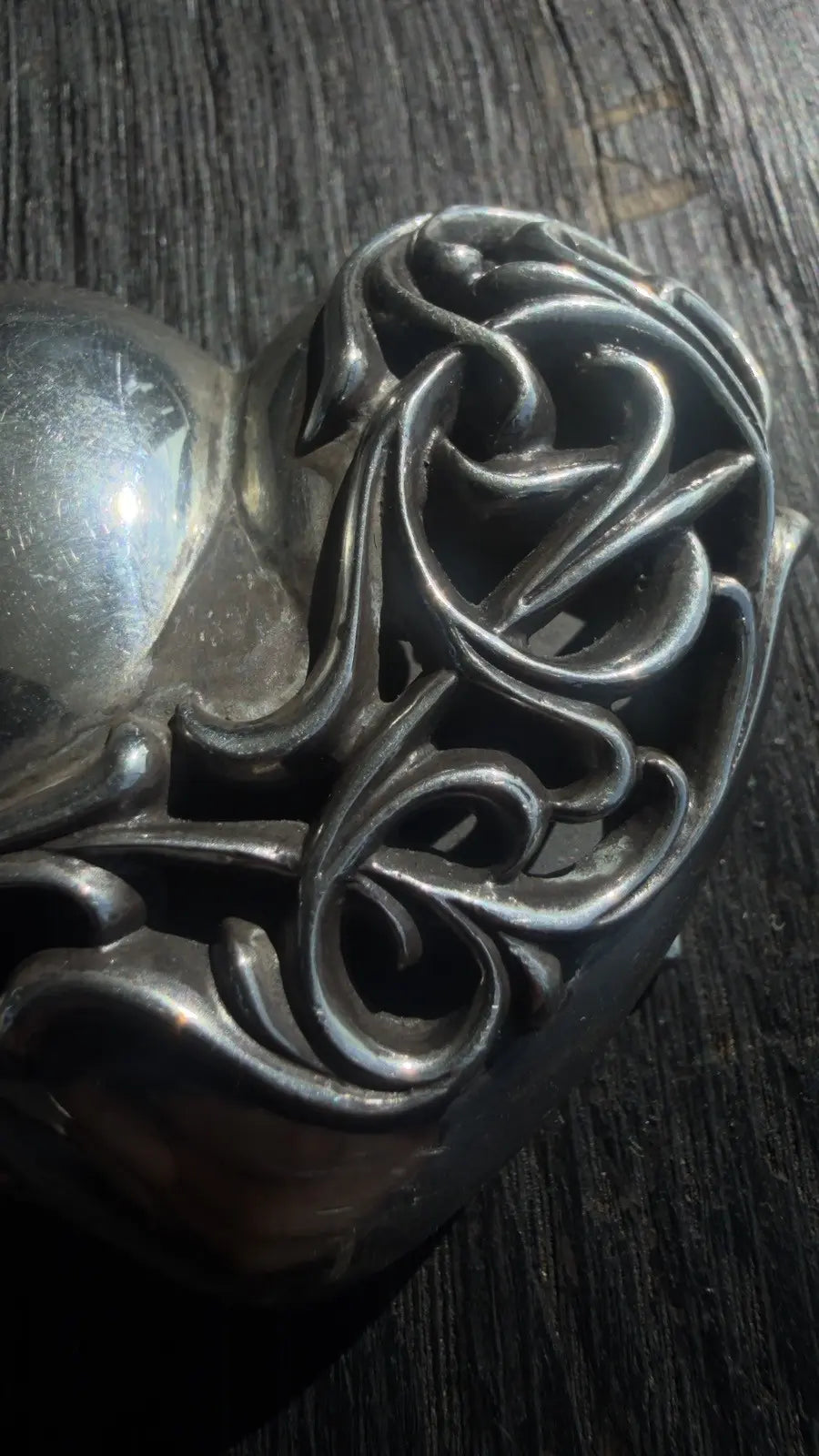 Chrome Hearts Sterling Silver Heart Piece Chrome Hearts