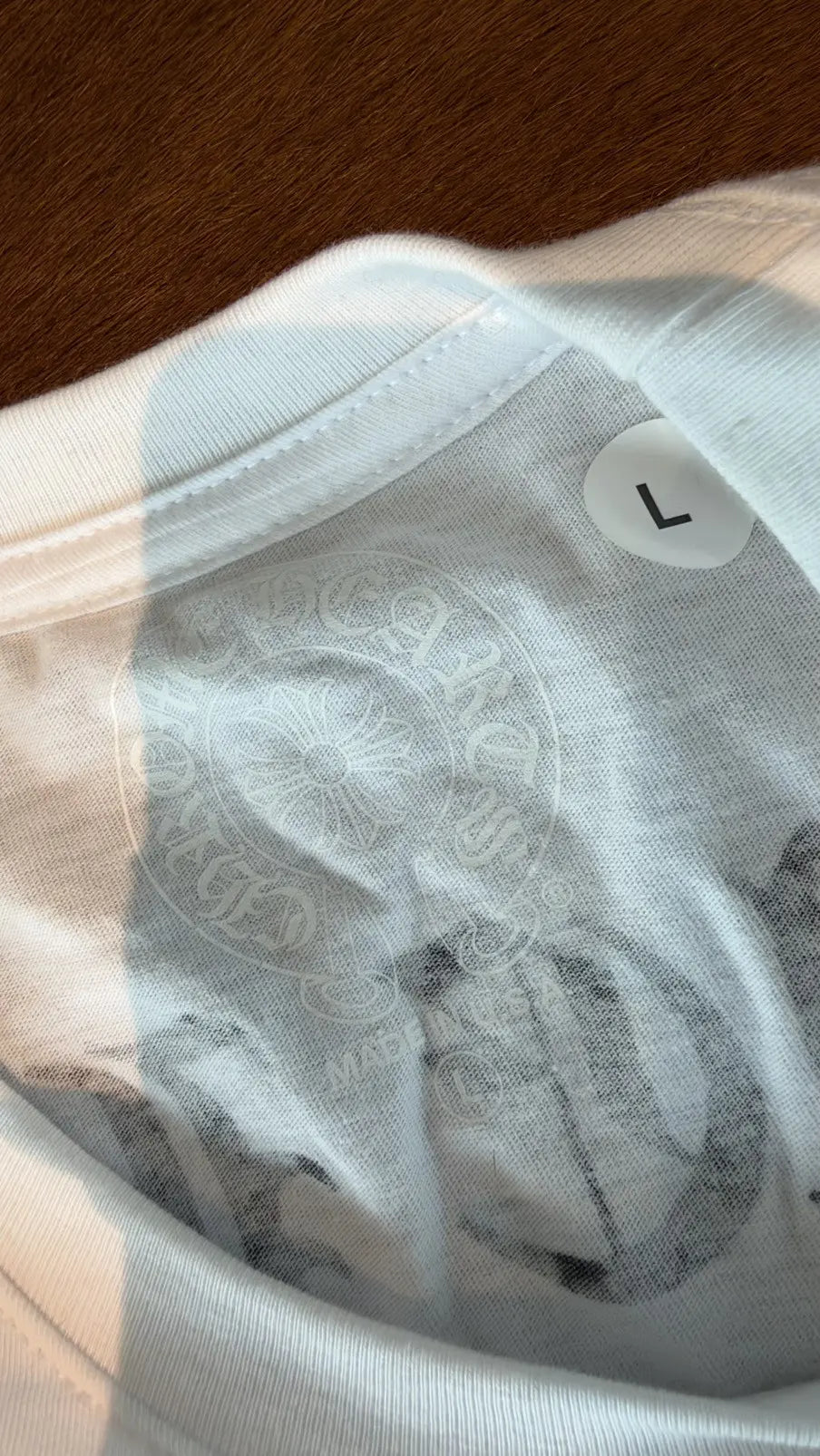 Chrome Hearts Script Logo USA Long Sleeve T-Shirt Size L Chrome Hearts