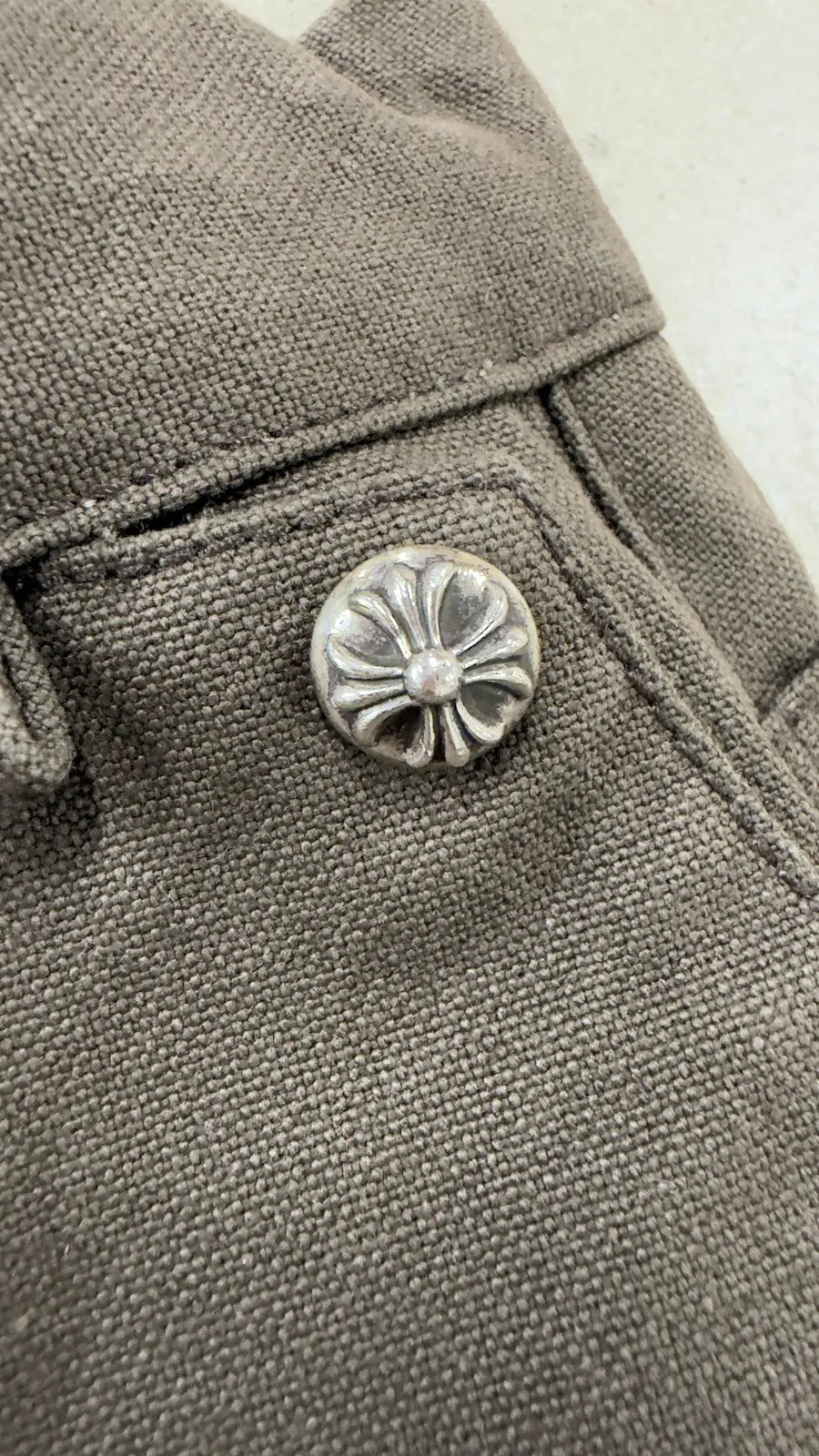 Chrome Hearts Flooded Back Patches Carpenter Pants