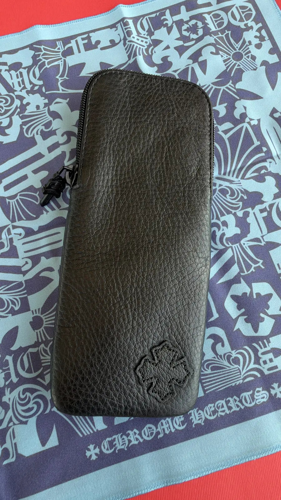 Chrome Hearts Cross Motif Silk Bandana Chrome Hearts
