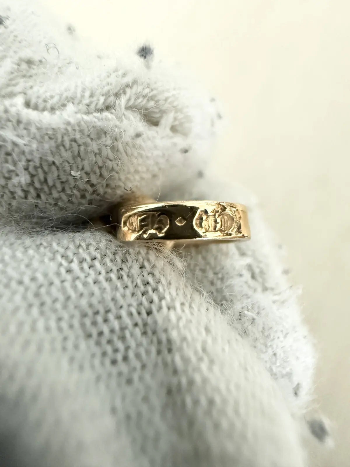 Chrome Hearts 22k Gold Diamonds Babyfat Pendant