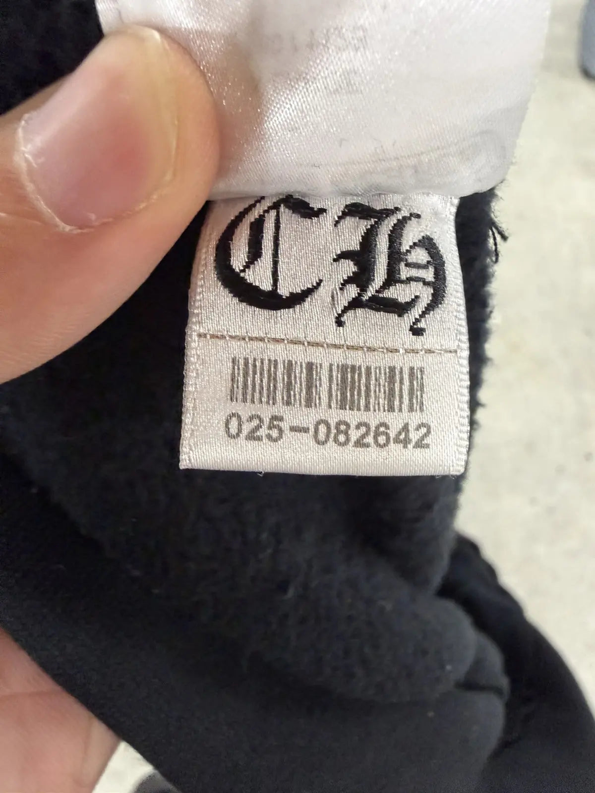 Chrome Hearts Letters Sleeve Pullover Hoodie Black