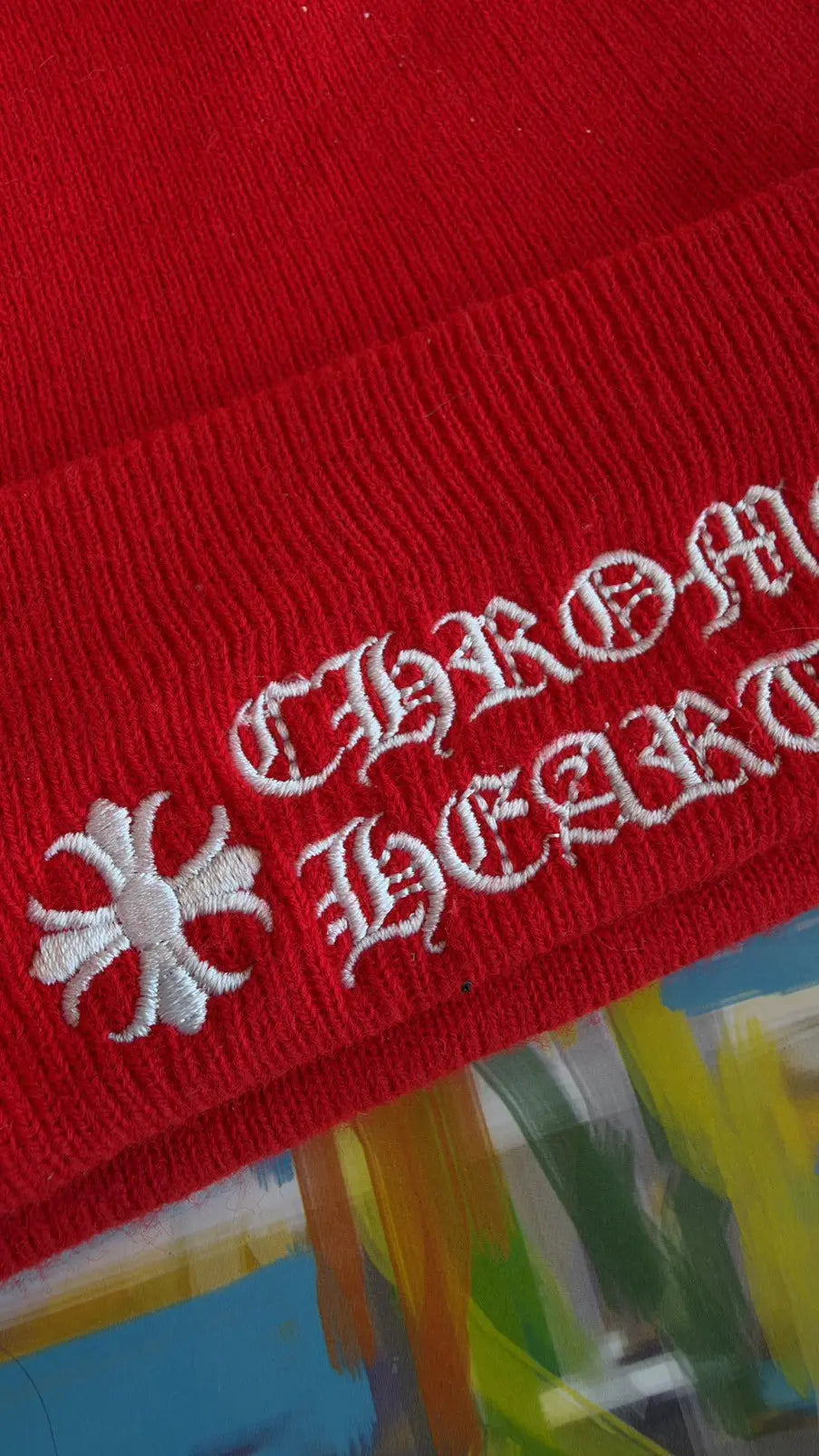 Chrome Hearts Embroidered Logo Beanie Chrome Hearts