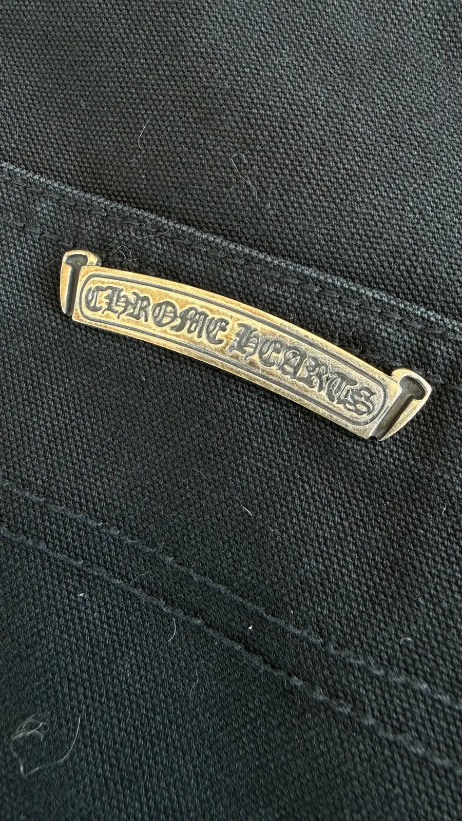 Chrome Hearts Double Knee Canvas Carpenter Pants Chrome Hearts