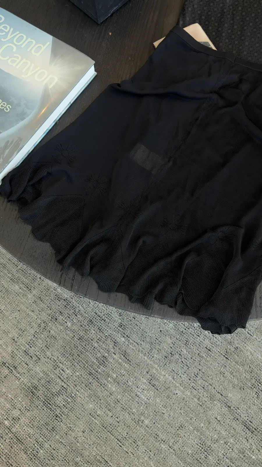 Chrome Hearts Plus Cross Sheer Fishtail Skirt Chrome Hearts