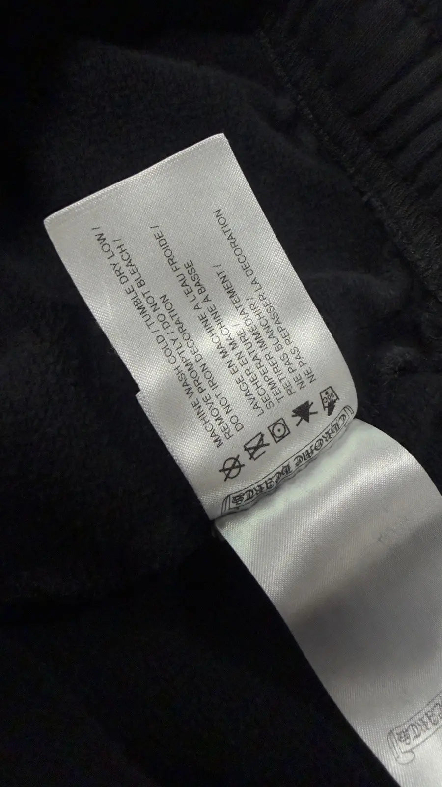 Hearts Chrome Hearts Sweatpants Black