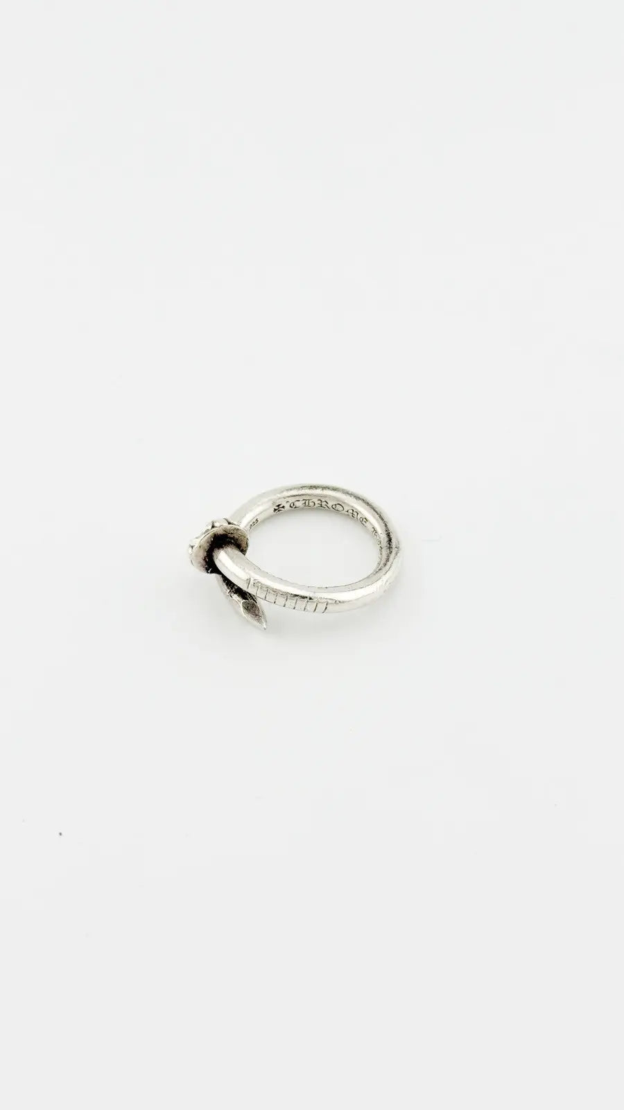 Chrome Hearts Nail Cross Ball Ring