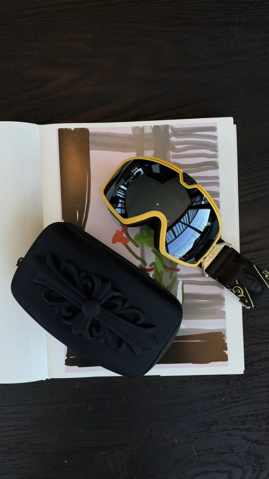 Chrome Hearts "Silver Morning" Ski Goggles Chrome Hearts