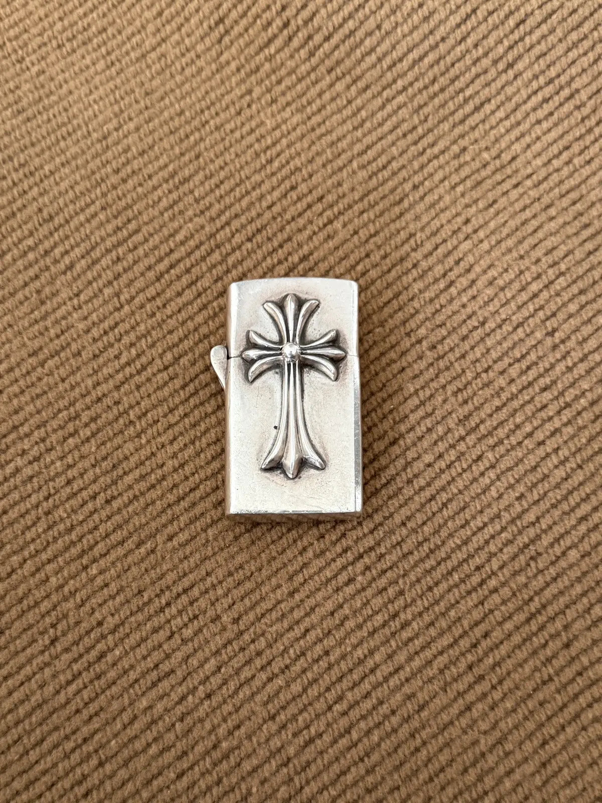 Chrome Hearts Double Bubble Cross Lighter Case