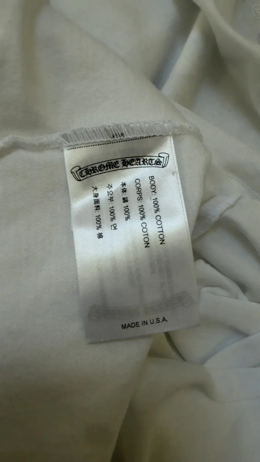 Chrome Hearts Horseshoe Logo Pocket T-shirt