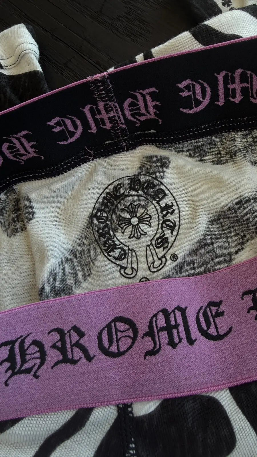 Chrome Hearts Zebra-Print Boxer Briefs Chrome Hearts