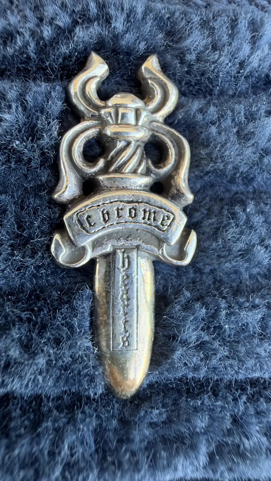 Chrome Hearts Dagger Slippers Size 10 Chrome Hearts