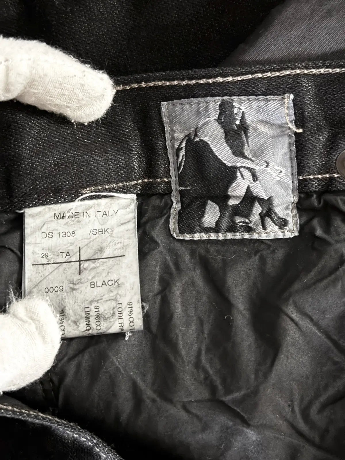 Rick Owens DRKSHDW Flared Denim Jeans Black