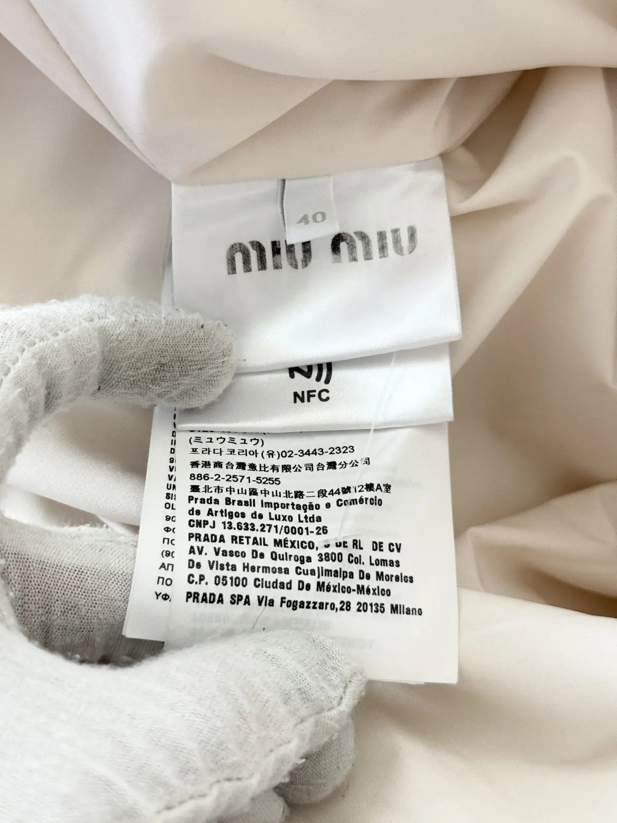 2022 Miu Miu Button Up Plaid Shacket Jacket