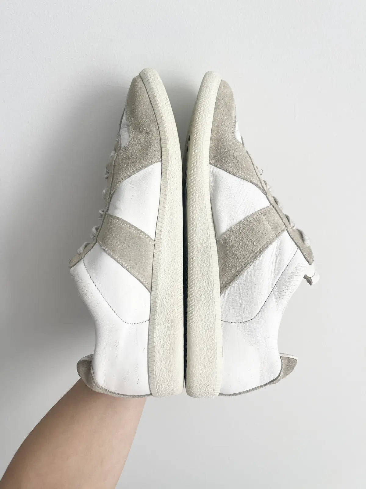 2010s Maison Margiela GAT Replica Double White Sneakers