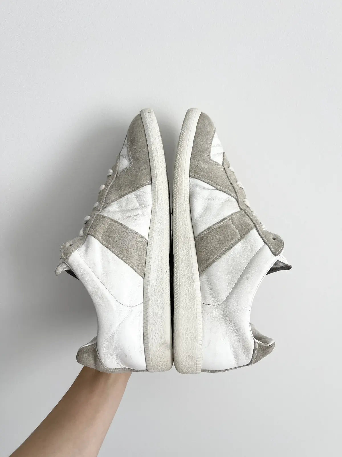 2010s Maison Margiela GAT Replica Double White Sneakers