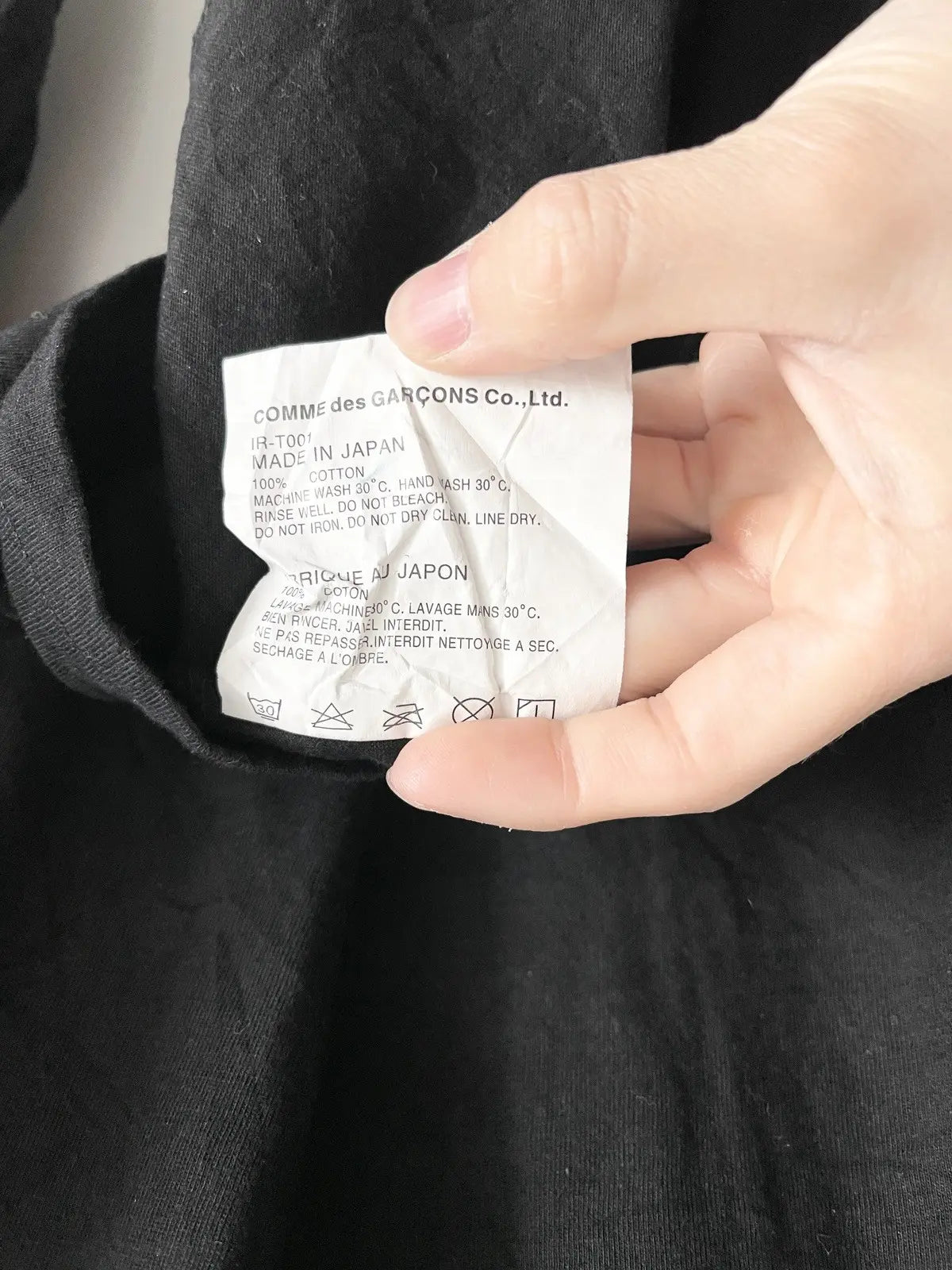 2010s Comme Des Garçons CDG Logo LS Tee