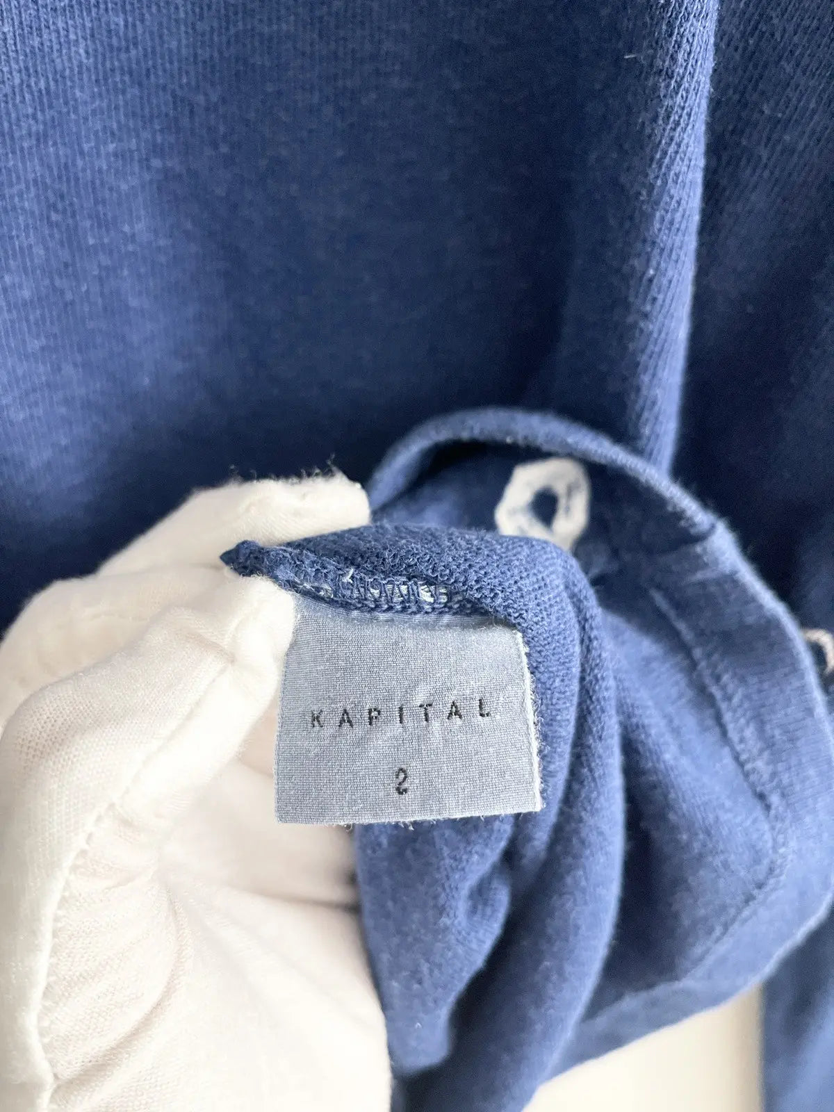 2010s Kapital Aizome Indigo Thermal Shirt