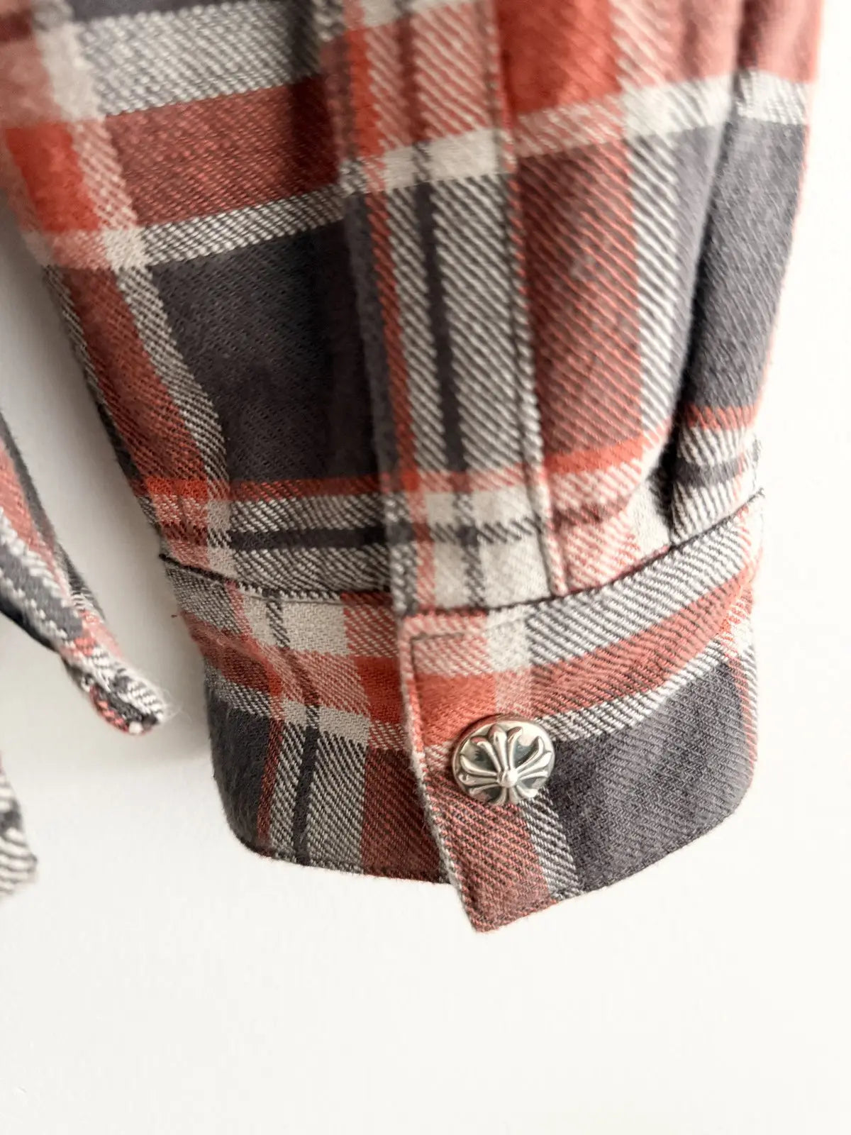 Chrome Hearts Quilted Padded Flannel Jacket