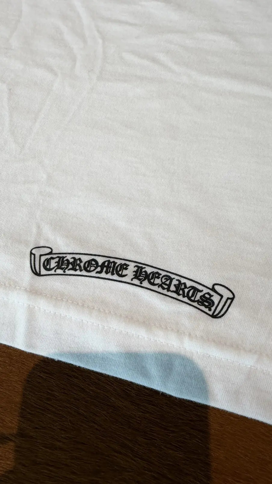 Chrome Hearts Script Logo USA Long Sleeve T-Shirt Size L Chrome Hearts