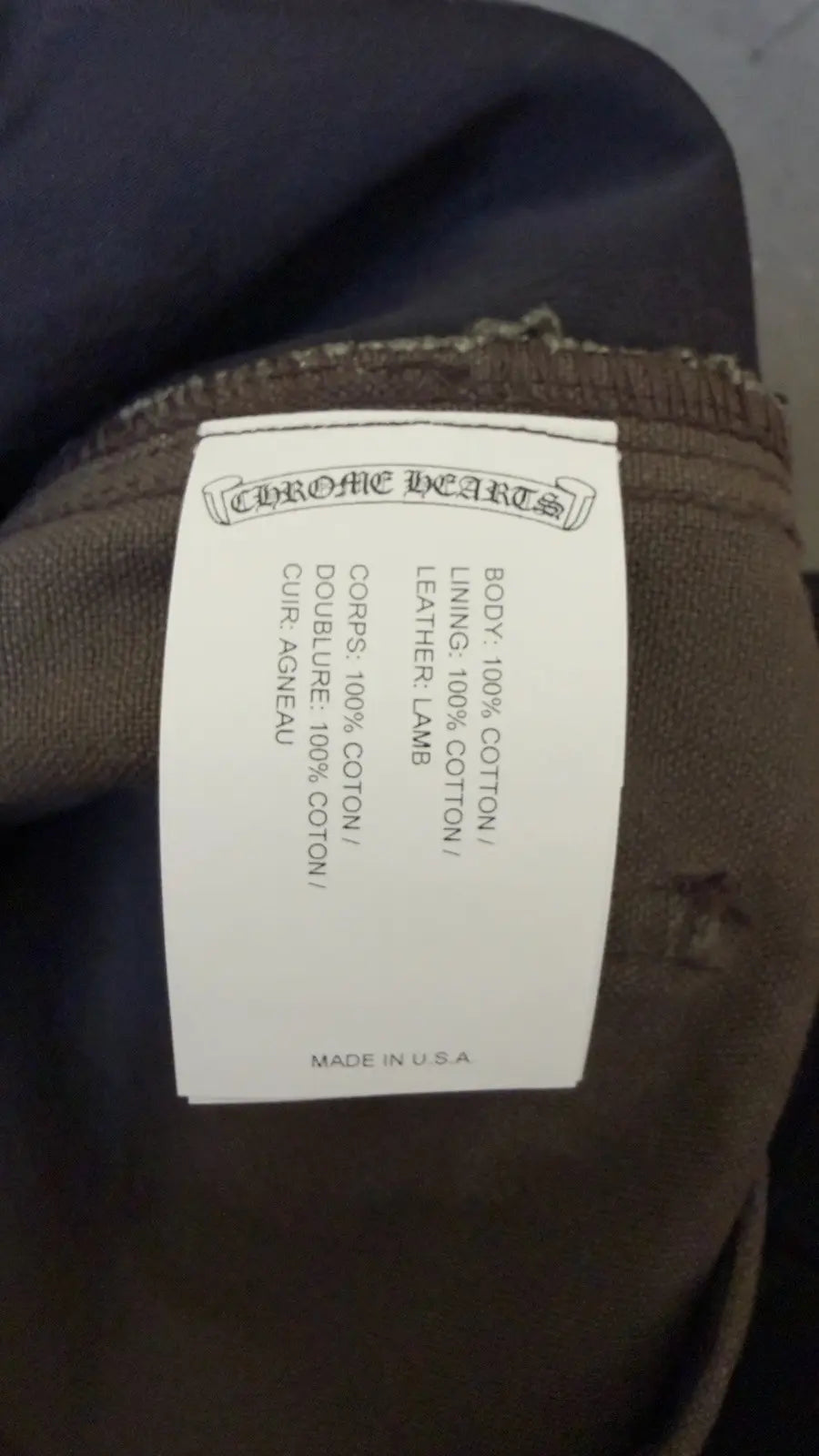 Chrome Hearts Double Knee Brown Carpenter Shorts