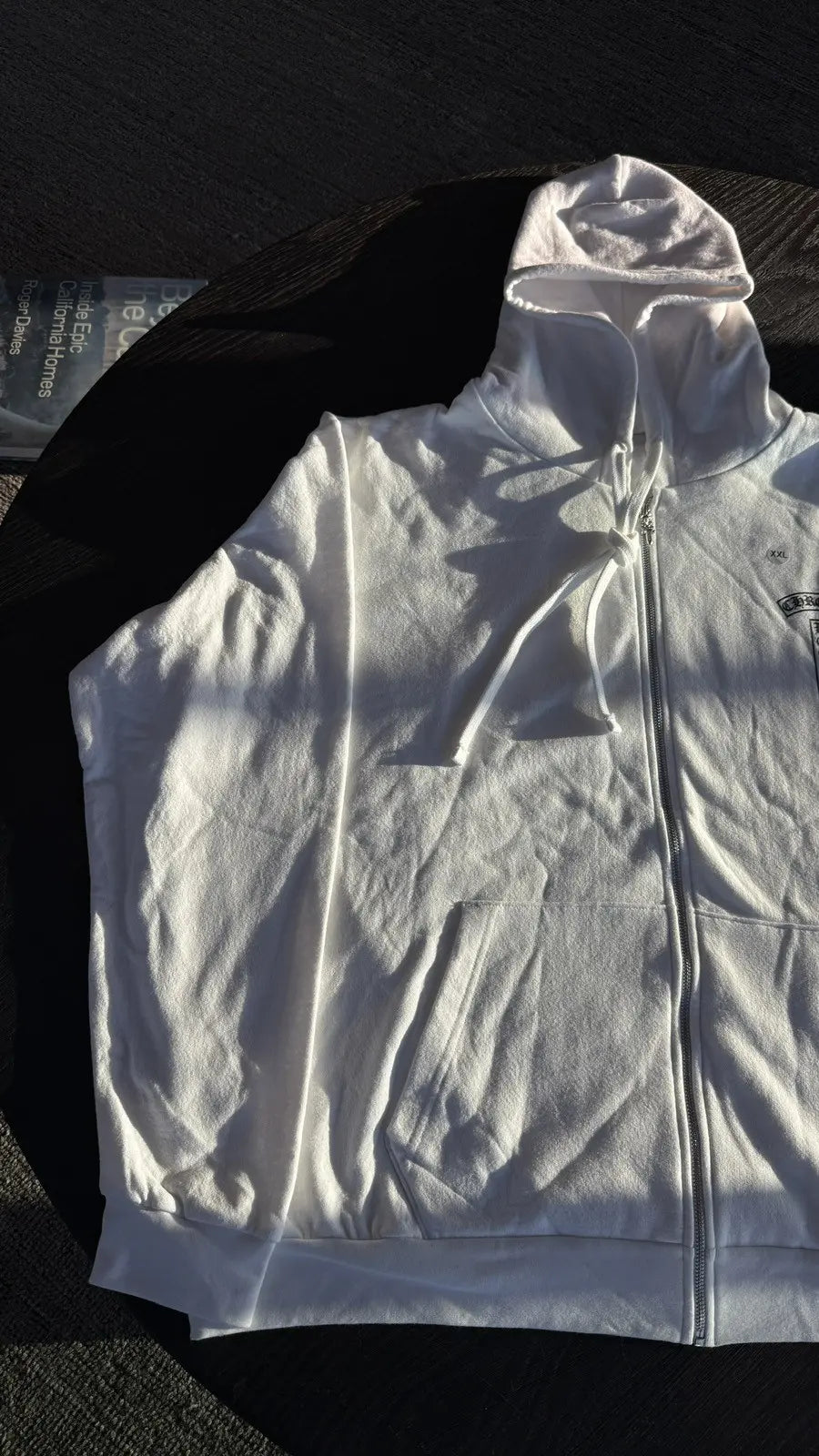 Chrome Hearts Back Arch USA Logo Zip Up Hoodie Size XXL Chrome Hearts