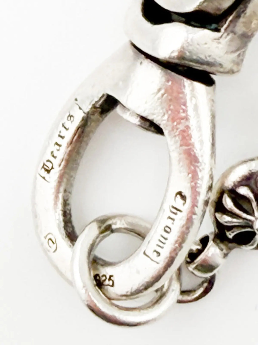 Chrome Hearts Wallet Chain Double Lobster Cross Ball