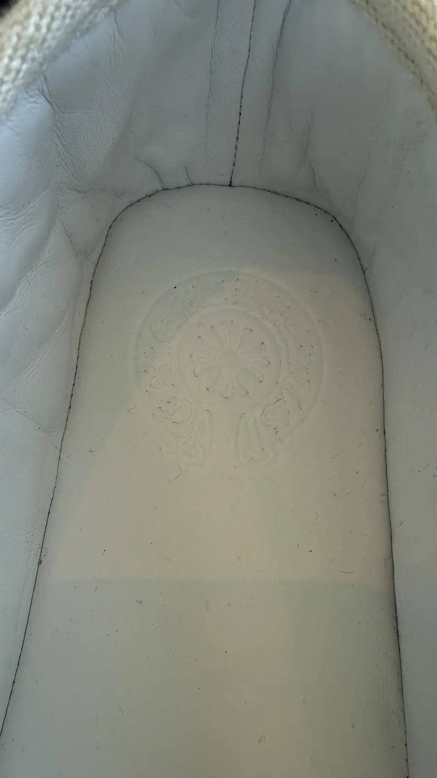 Chrome Hearts White Dagger Corduroy Loafers Chrome Hearts