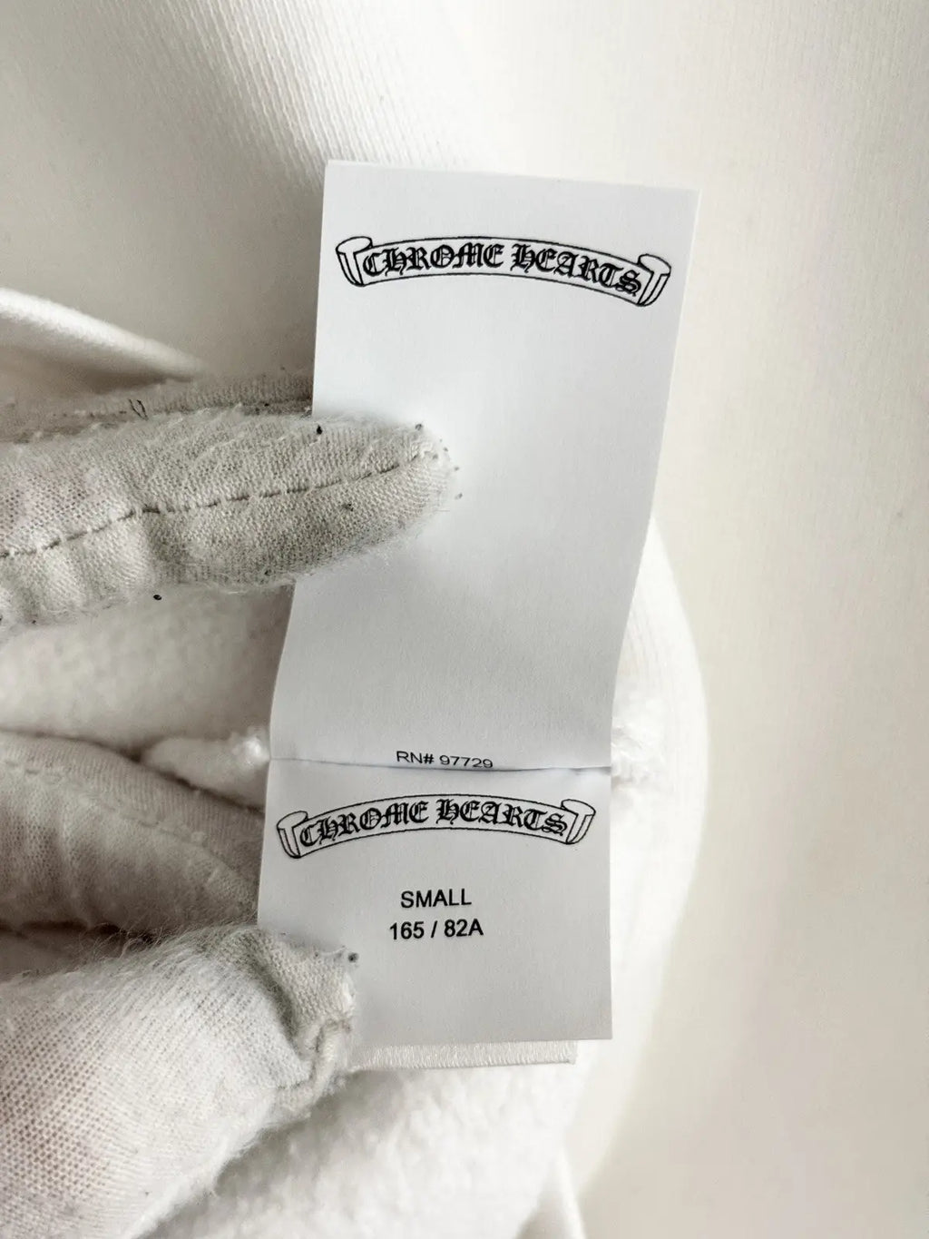 Chrome Hearts Leopard Patent Leather Patch Sweatshirt